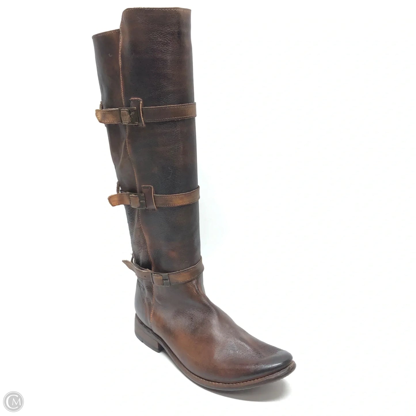 Boots Knee Flats By Bed Stu In Brown, Size: 9