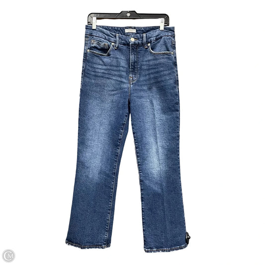 Jeans Straight By Good American In Blue Denim, Size: 10