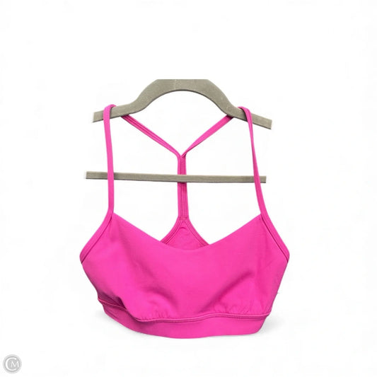 Athletic Bra By Lululemon In Pink, Size: 6