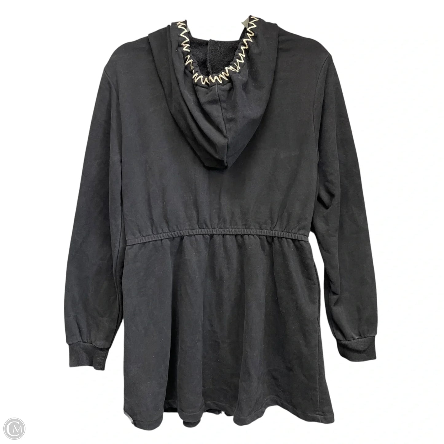 Sweatshirt Hoodie By Solitaire In Black, Size: L
