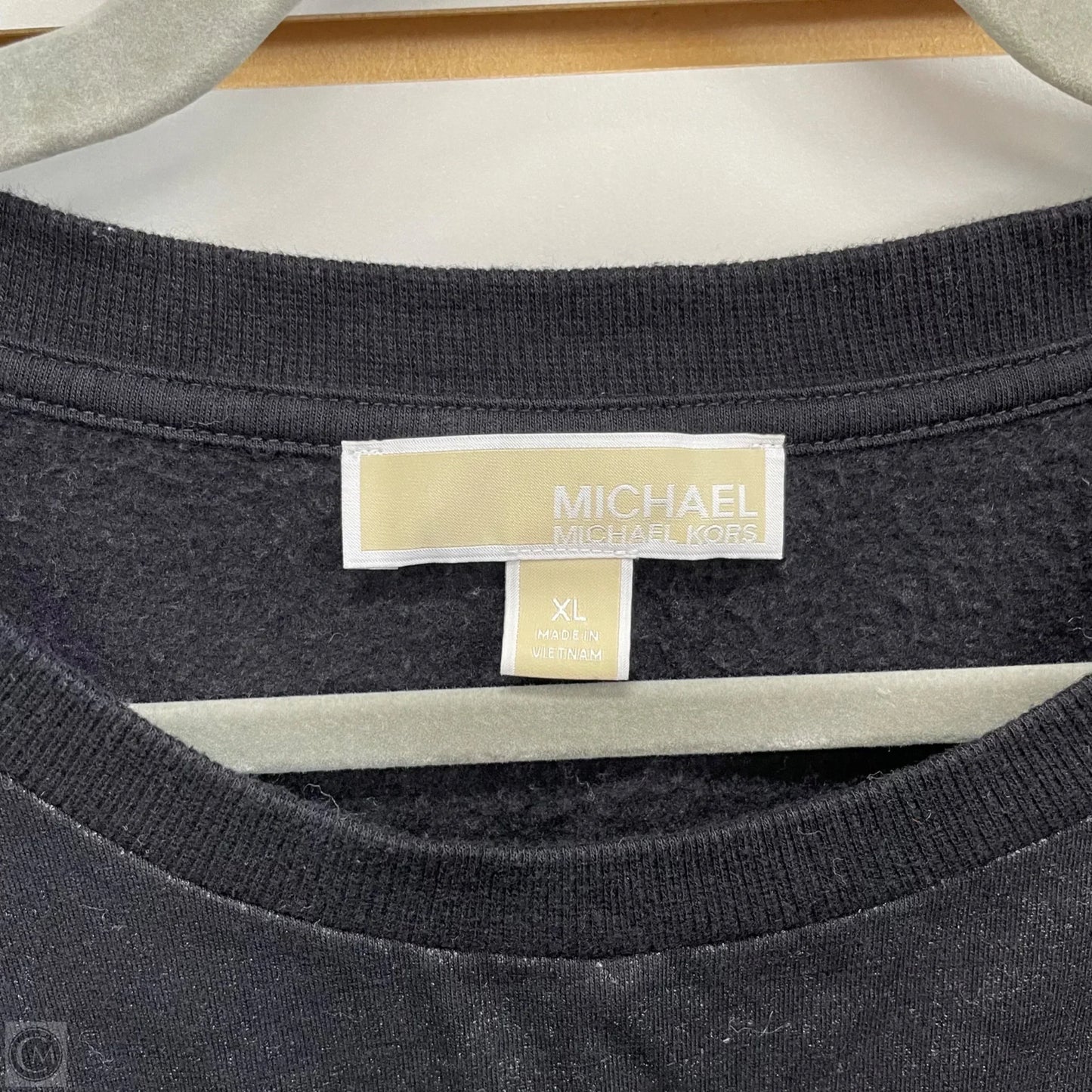 Sweatshirt Crewneck By Michael By Michael Kors In Black, Size: Xl