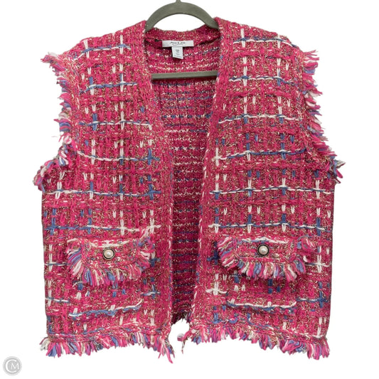 Vest Other By Anna & Ava In Pink, Size: Osfm