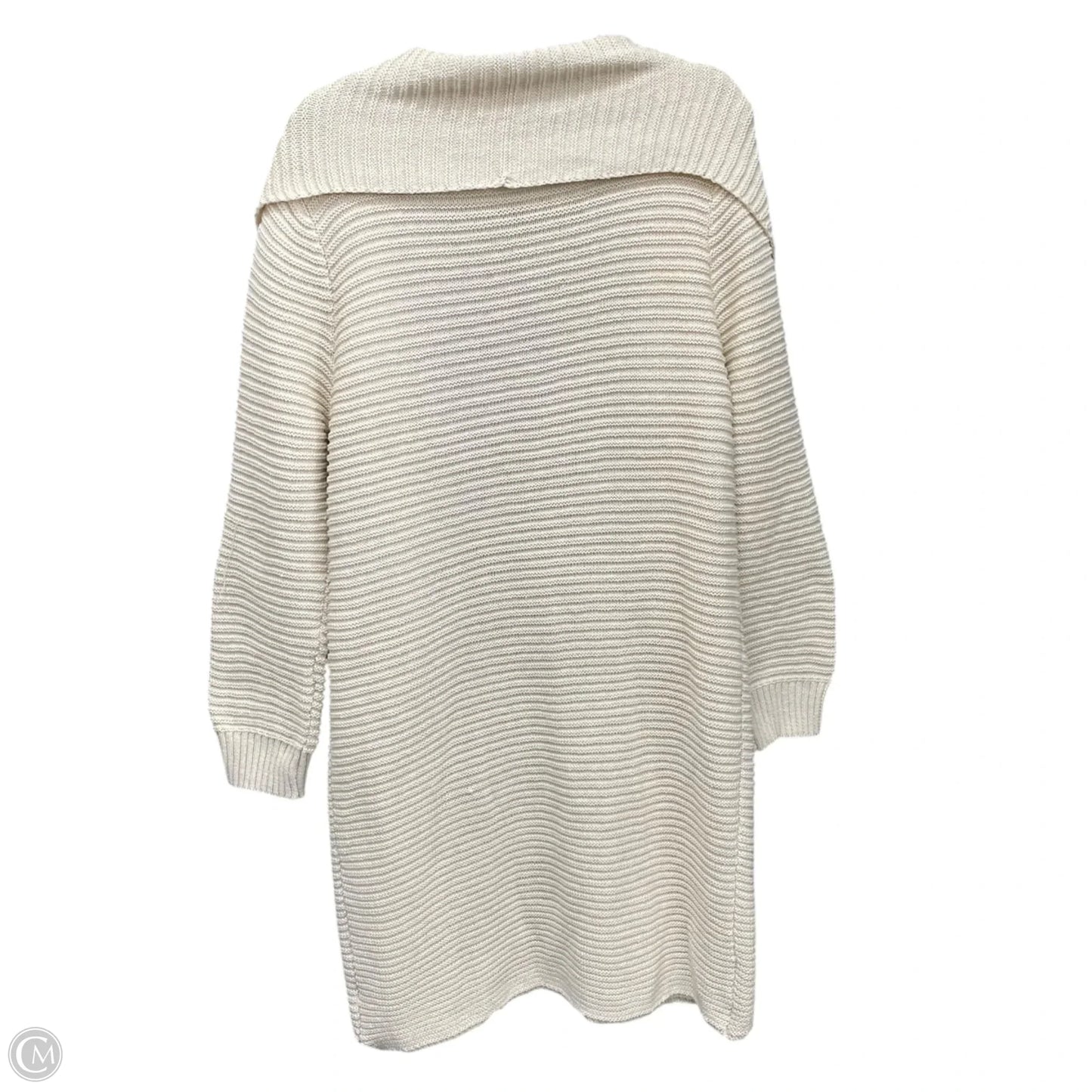 Sweater Cardigan By Hailey & Co In Beige, Size: 2x