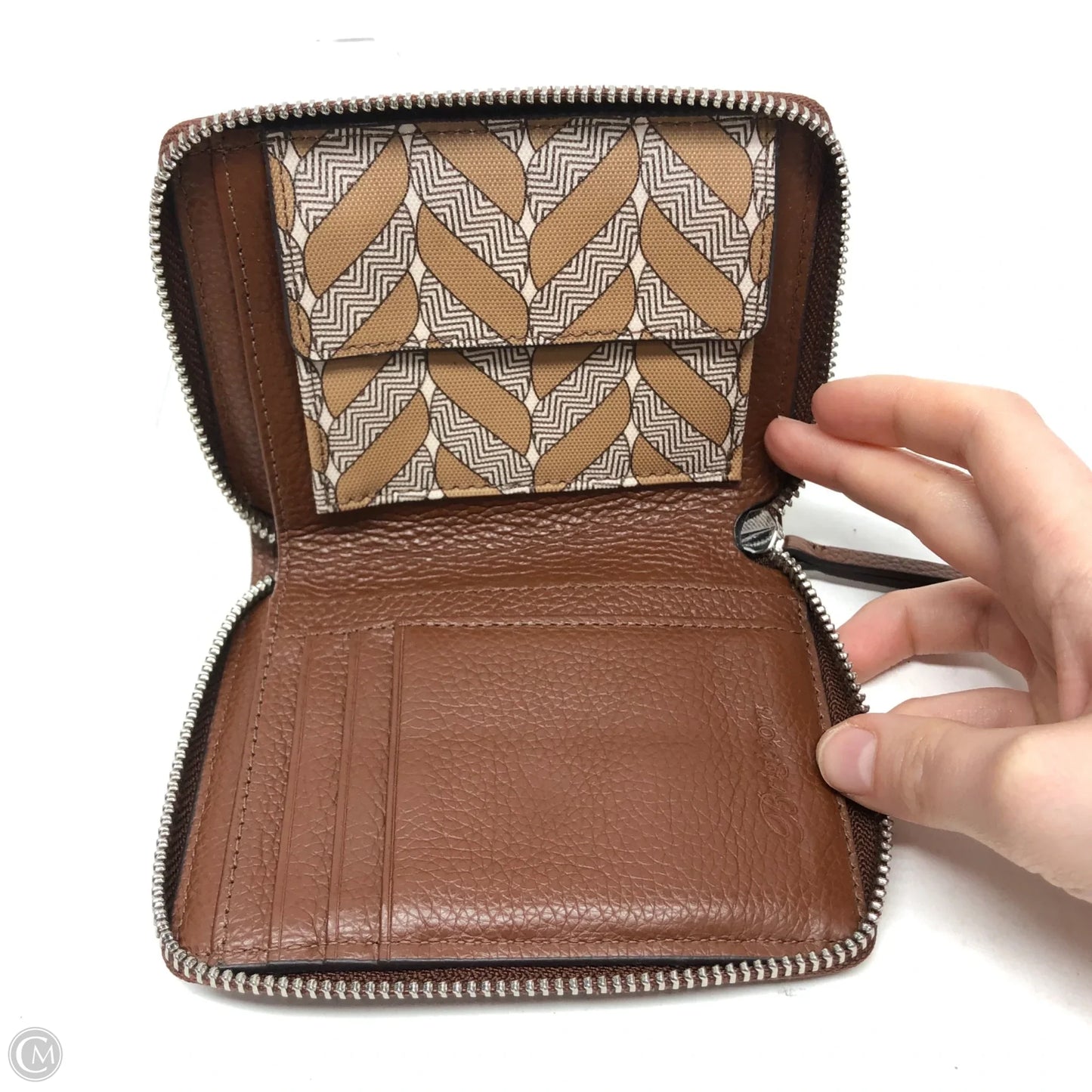 Wallet Leather By Brighton, Size: Medium