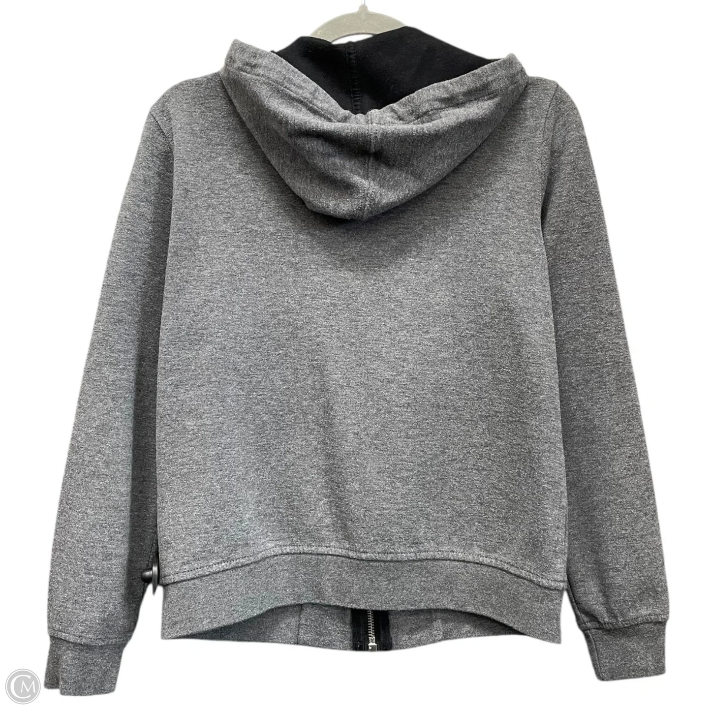 Sweatshirt Hoodie By Lauren By Ralph Lauren In Grey, Size: S