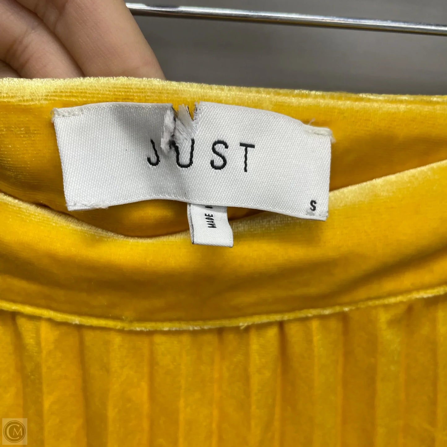 Skirt Midi By Just In Yellow, Size: S