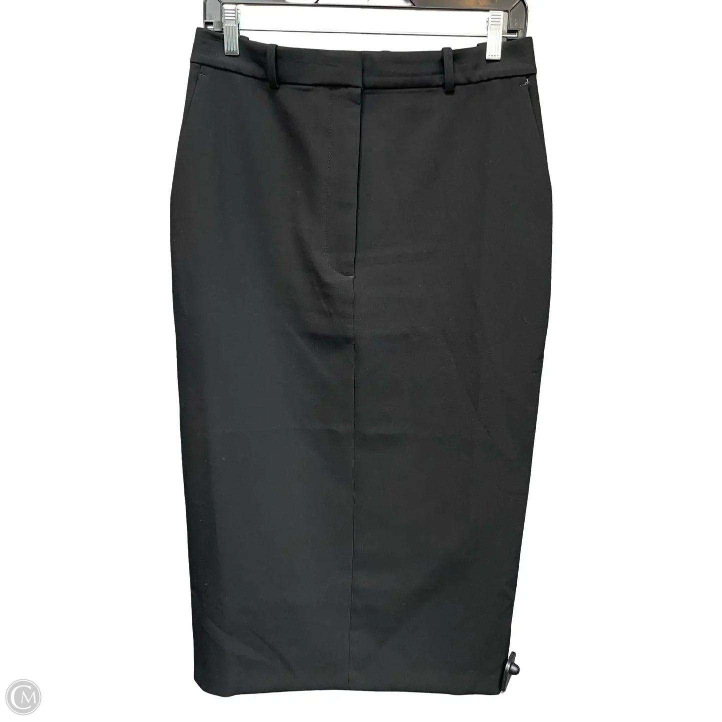 Skirt Midi By White House Black Market In Black, Size: 6