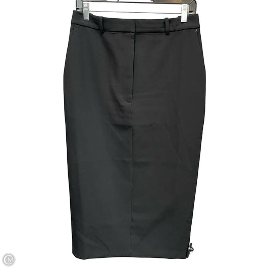 Skirt Midi By White House Black Market In Black, Size: 6