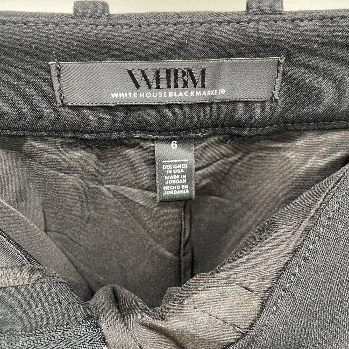 Skirt Midi By White House Black Market In Black, Size: 6