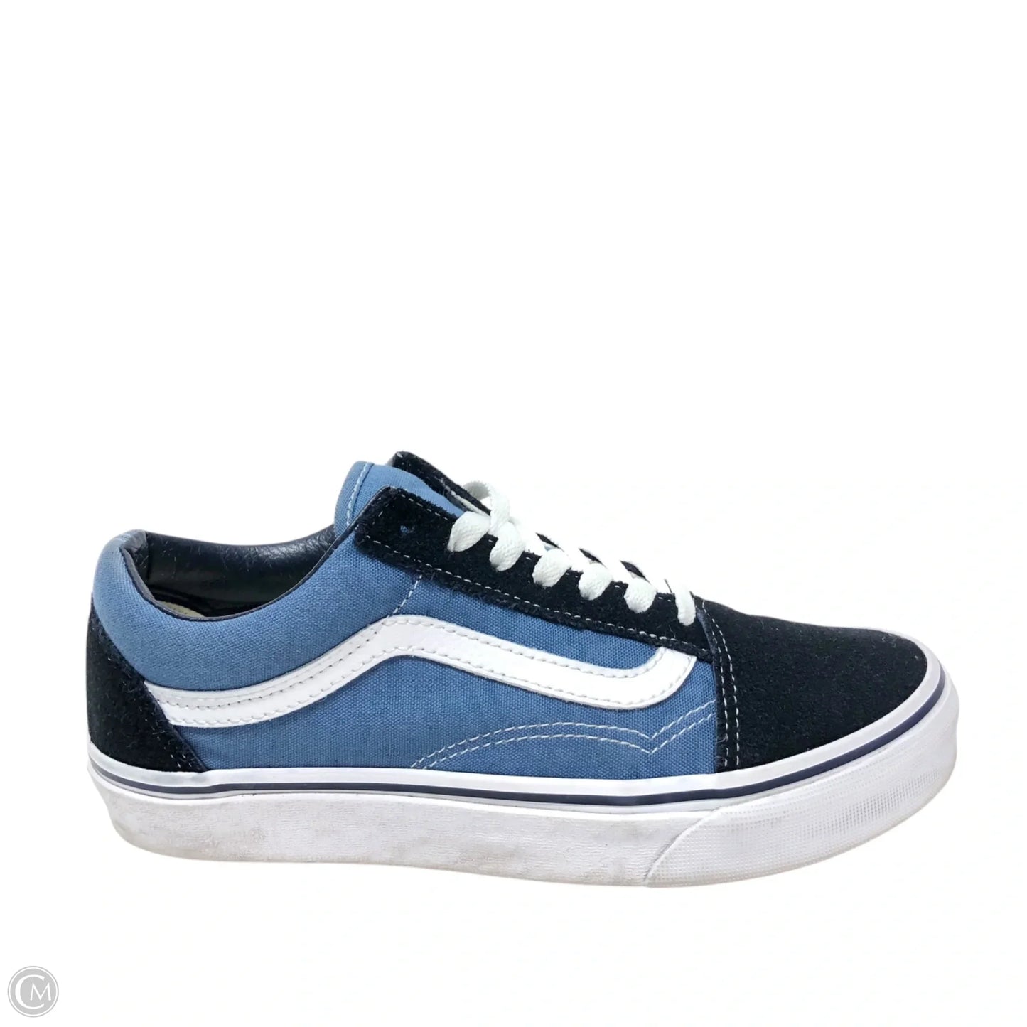 Shoes Sneakers By Vans In Blue, Size: 6.5