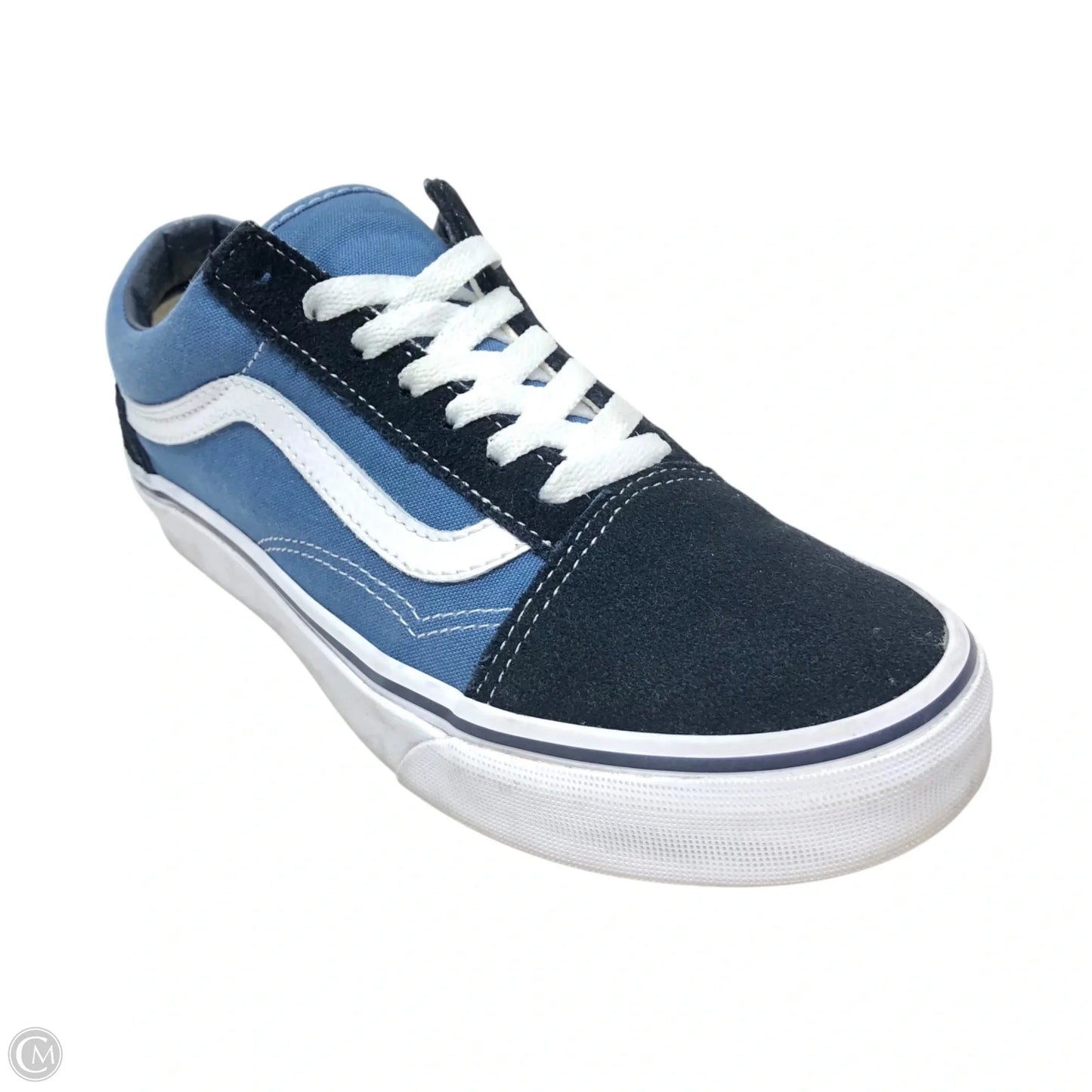 Shoes Sneakers By Vans In Blue, Size: 6.5