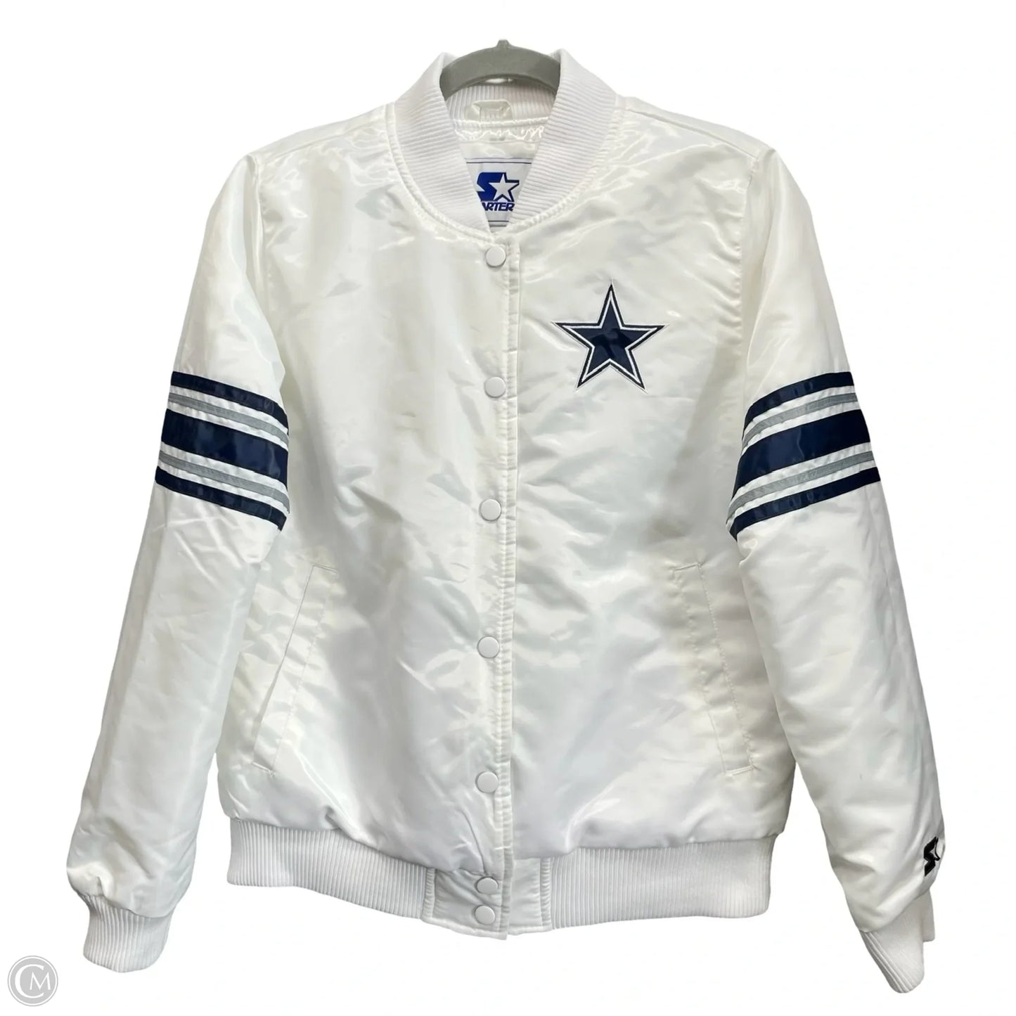 Jacket Other By Cmb In Blue & White, Size: S