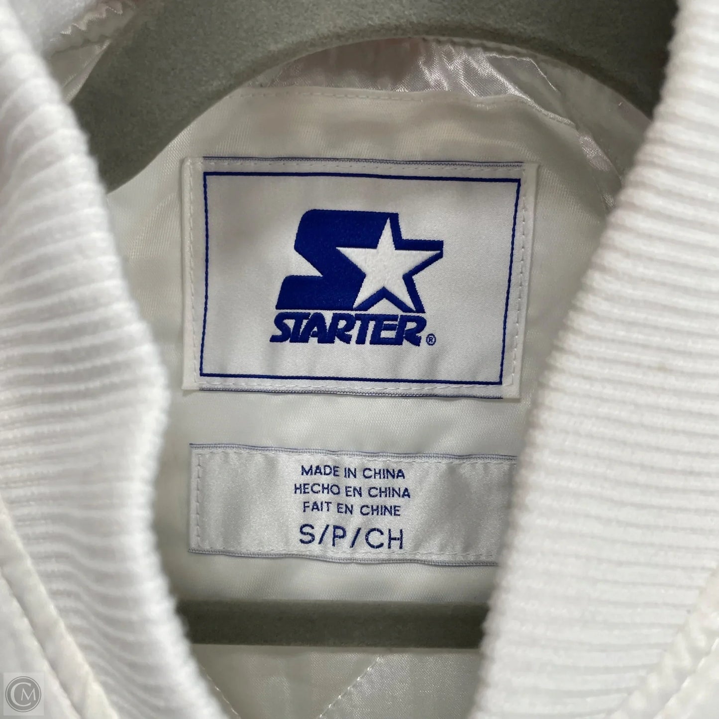 Jacket Other By Cmb In Blue & White, Size: S