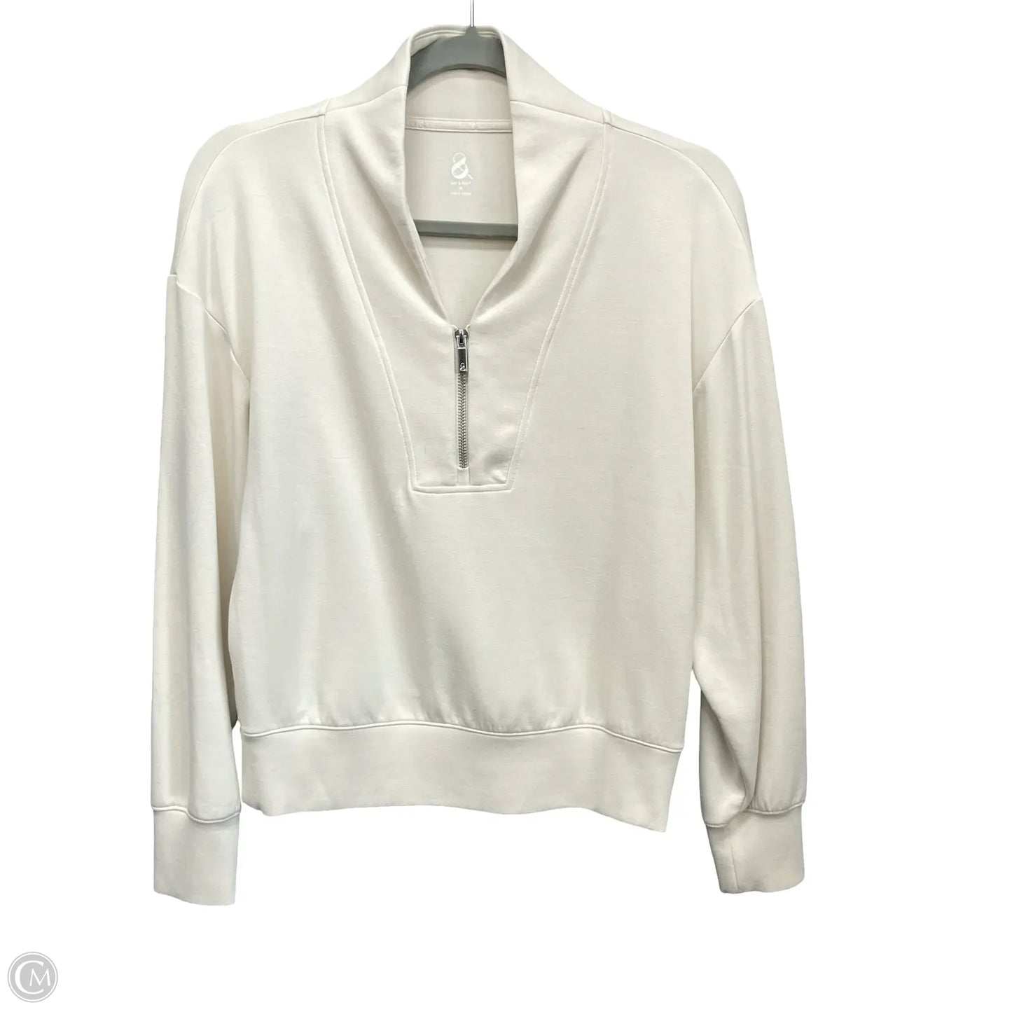 Sweatshirt Collar By Lou And Grey In Cream, Size: Xs