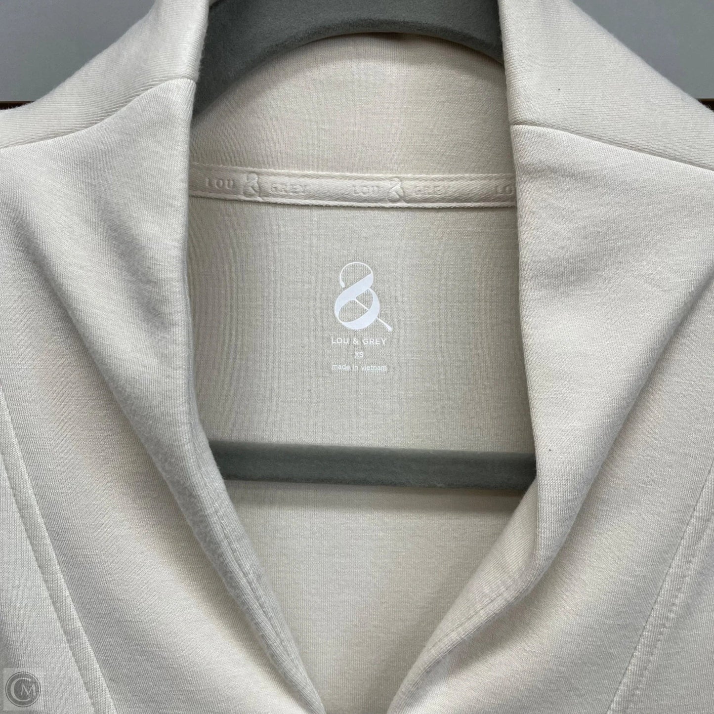 Sweatshirt Collar By Lou And Grey In Cream, Size: Xs