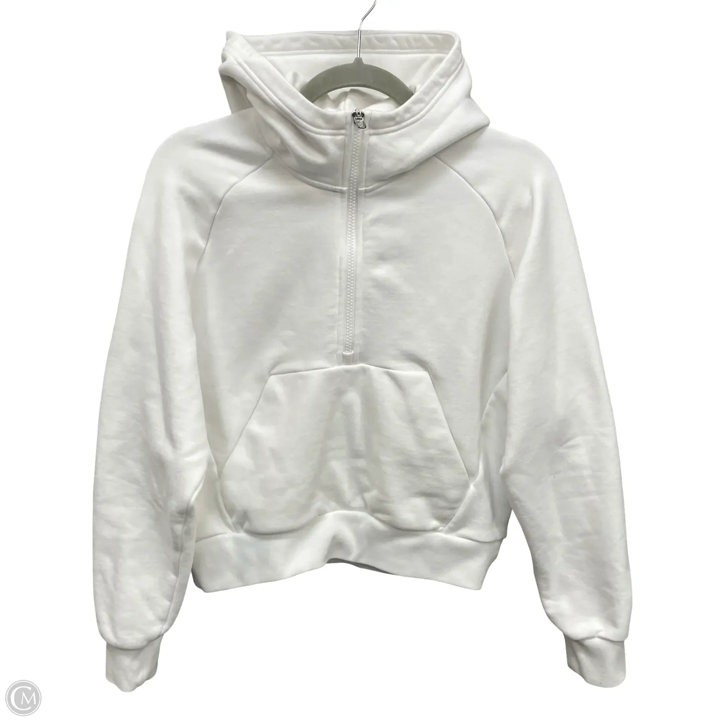 Sweatshirt Hoodie By Athleta In White, Size: Xs