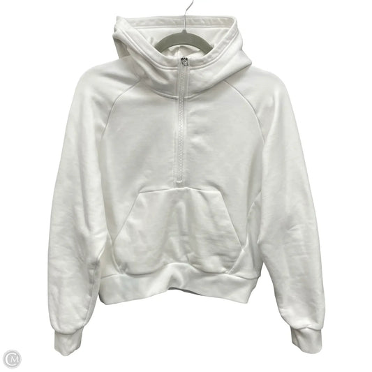 Sweatshirt Hoodie By Athleta In White, Size: Xs