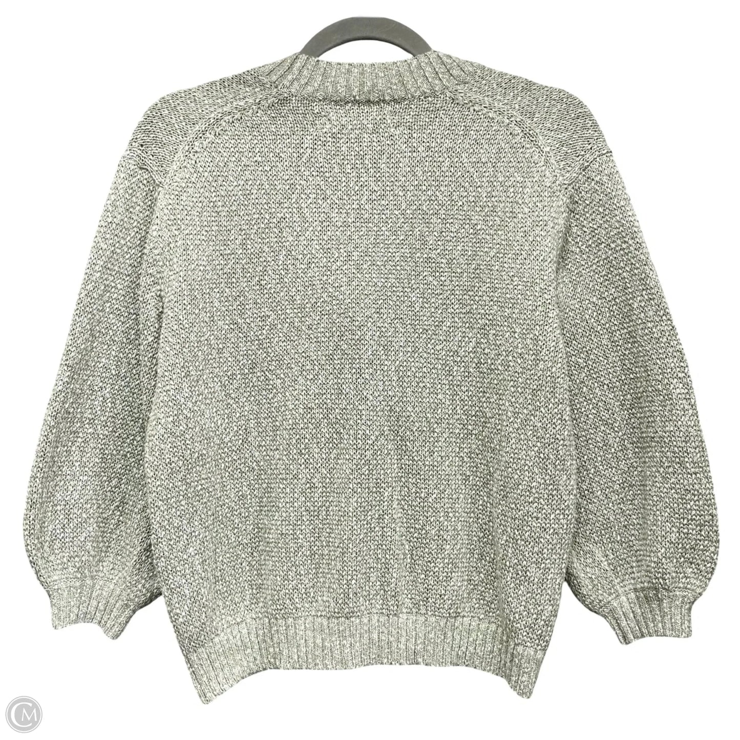 Sweater Cardigan By Loft In Green, Size: Xs