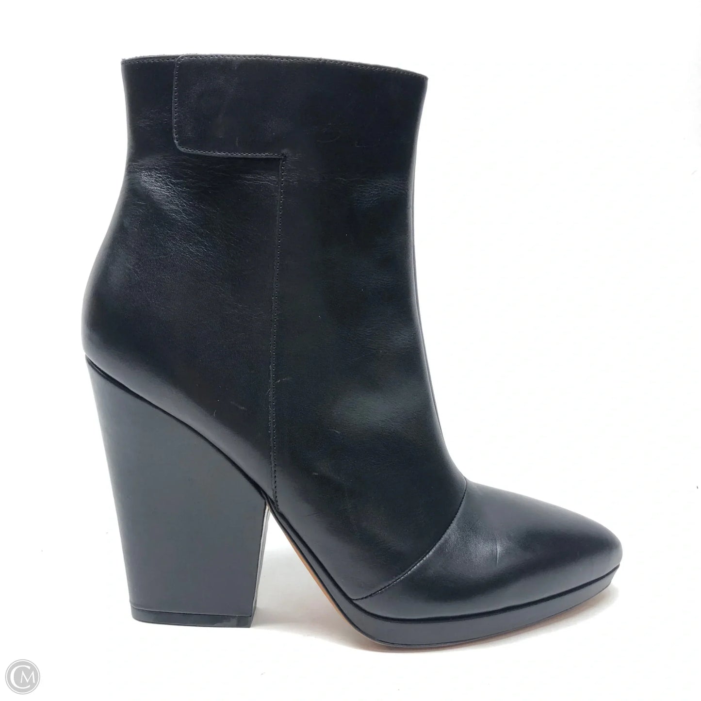 Boots Leather By Vince In Black, Size: 9.5