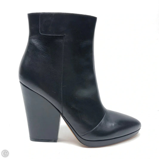 Boots Leather By Vince In Black, Size: 9.5