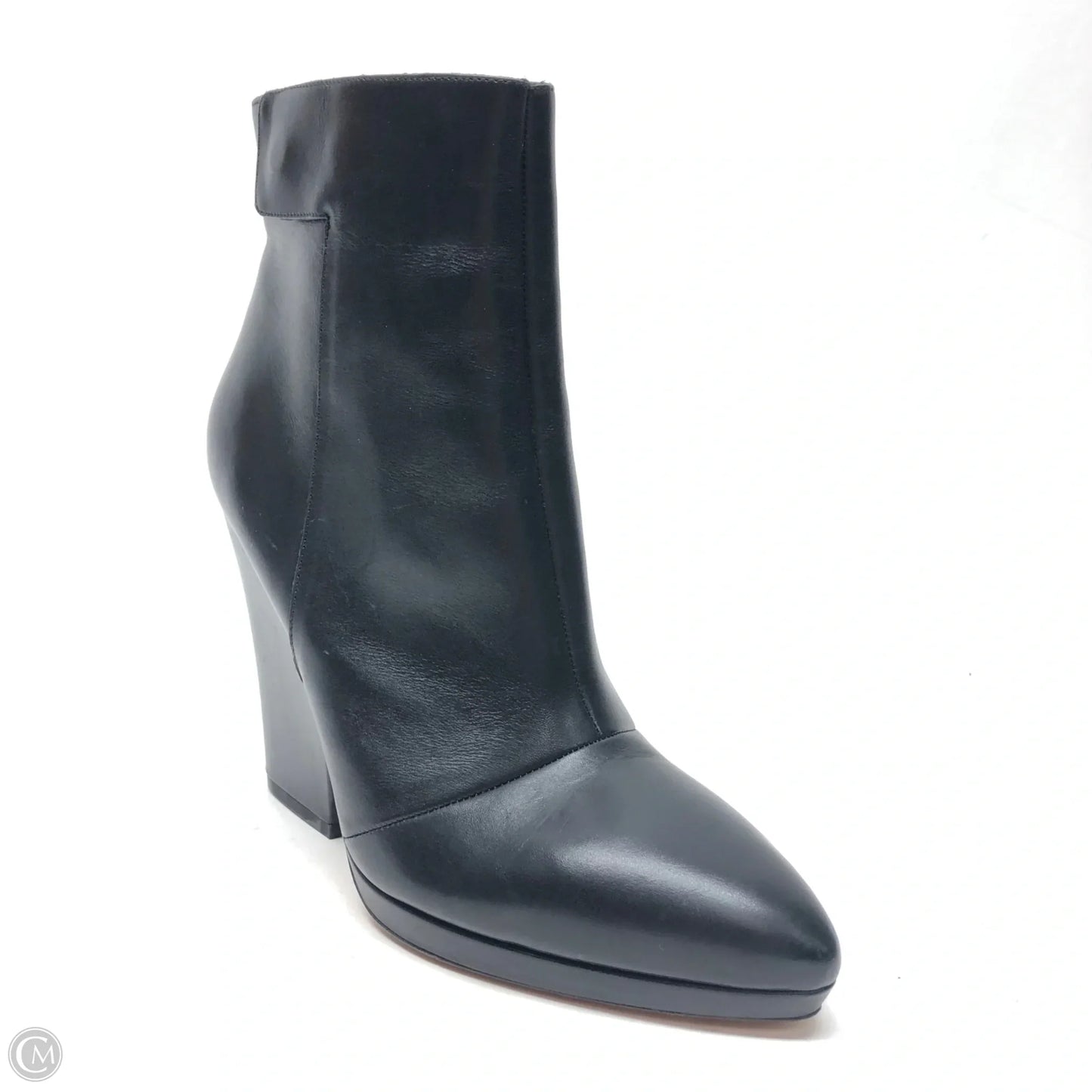 Boots Leather By Vince In Black, Size: 9.5