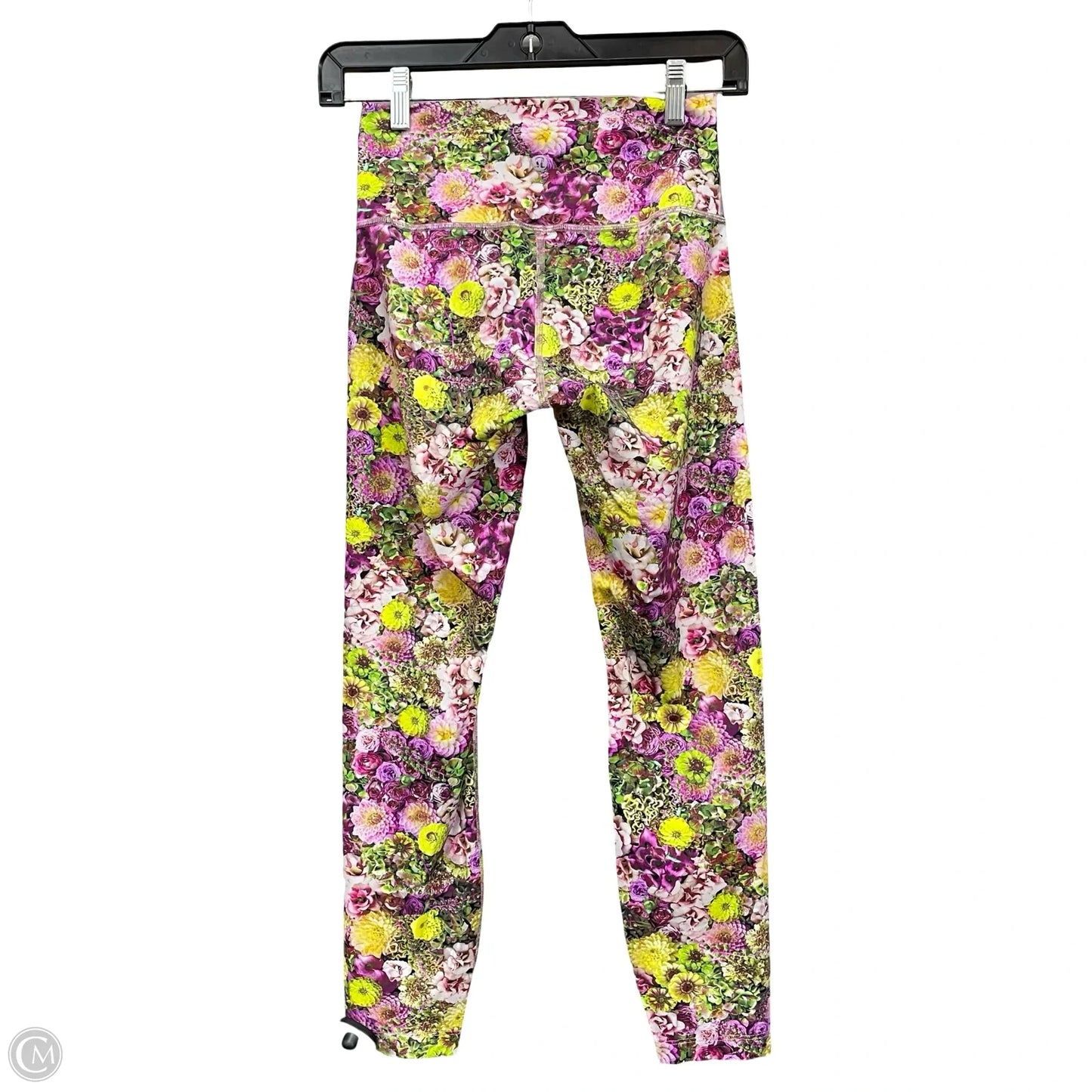Athletic Leggings By Lululemon In Floral Print, Size: 6