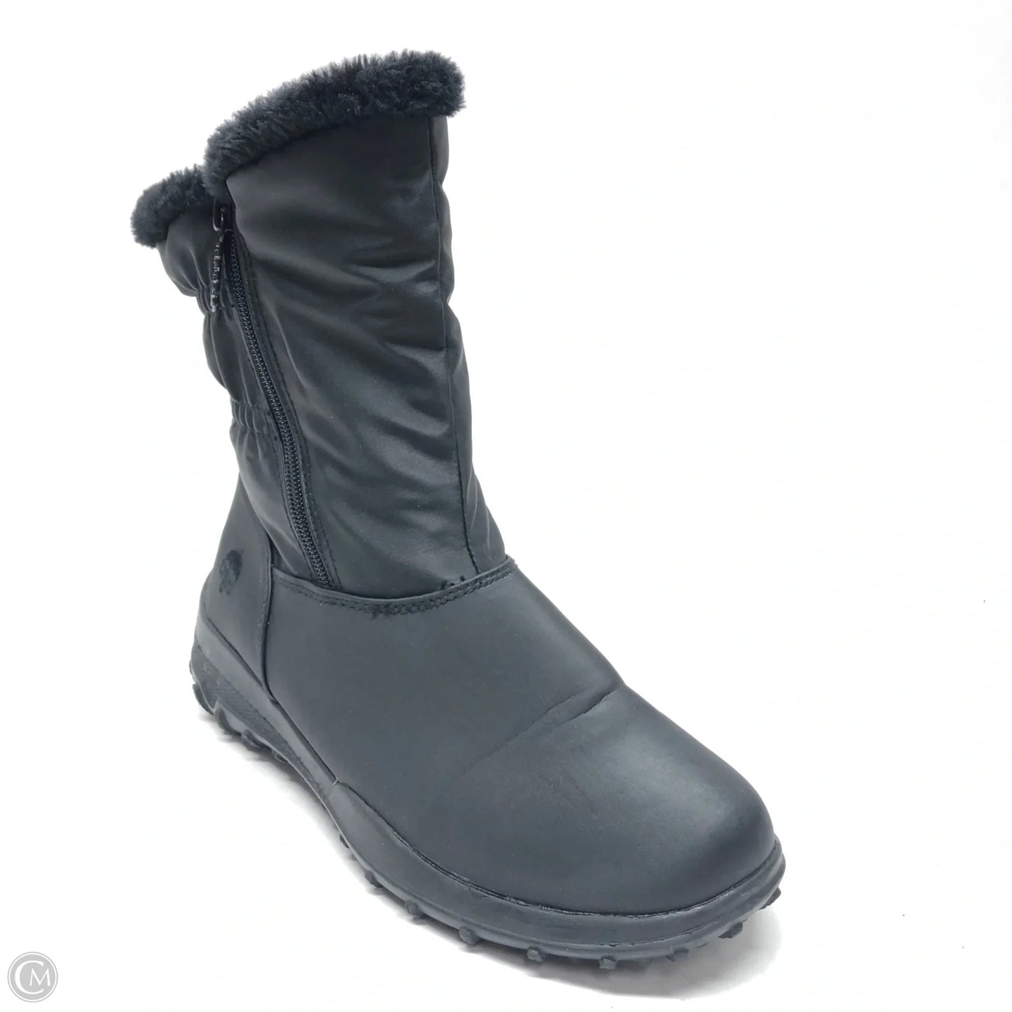 Boots Ankle Flats By Totes In Black, Size: 8