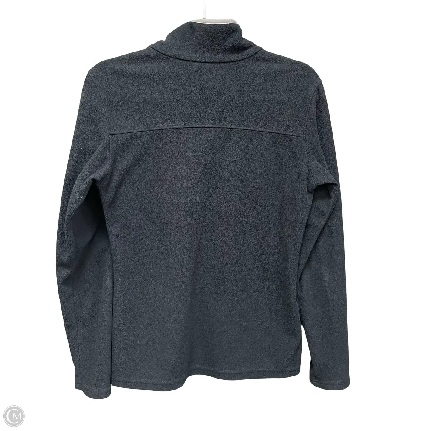 Athletic Top Long Sleeve Collar By Columbia In Black, Size: S