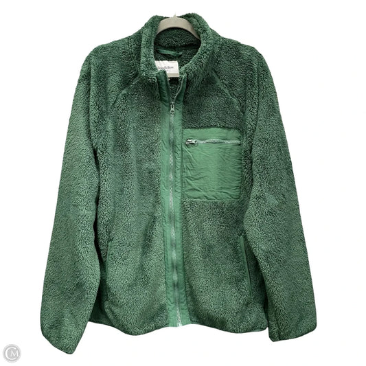 Jacket Fleece By Target In Green, Size: L