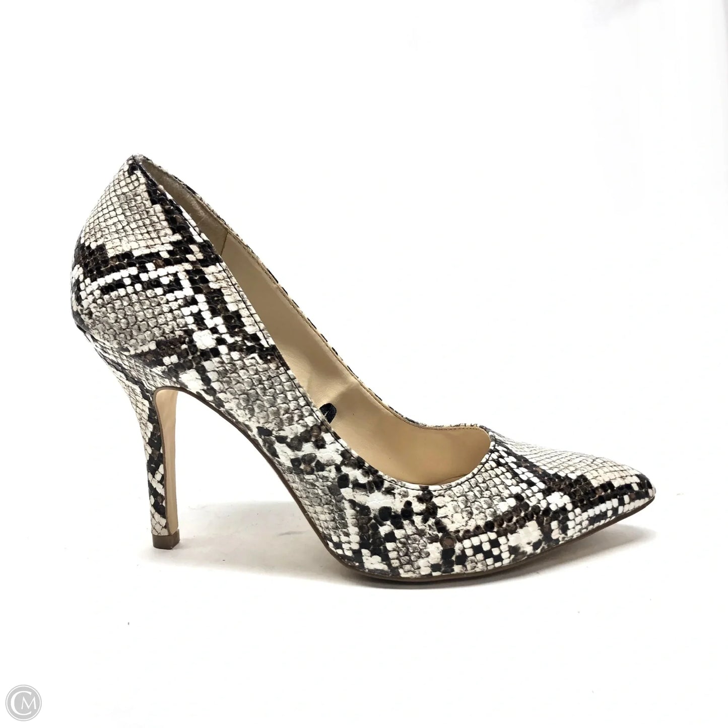 Shoes Heels Stiletto By Nine West In Snakeskin Print, Size: 7