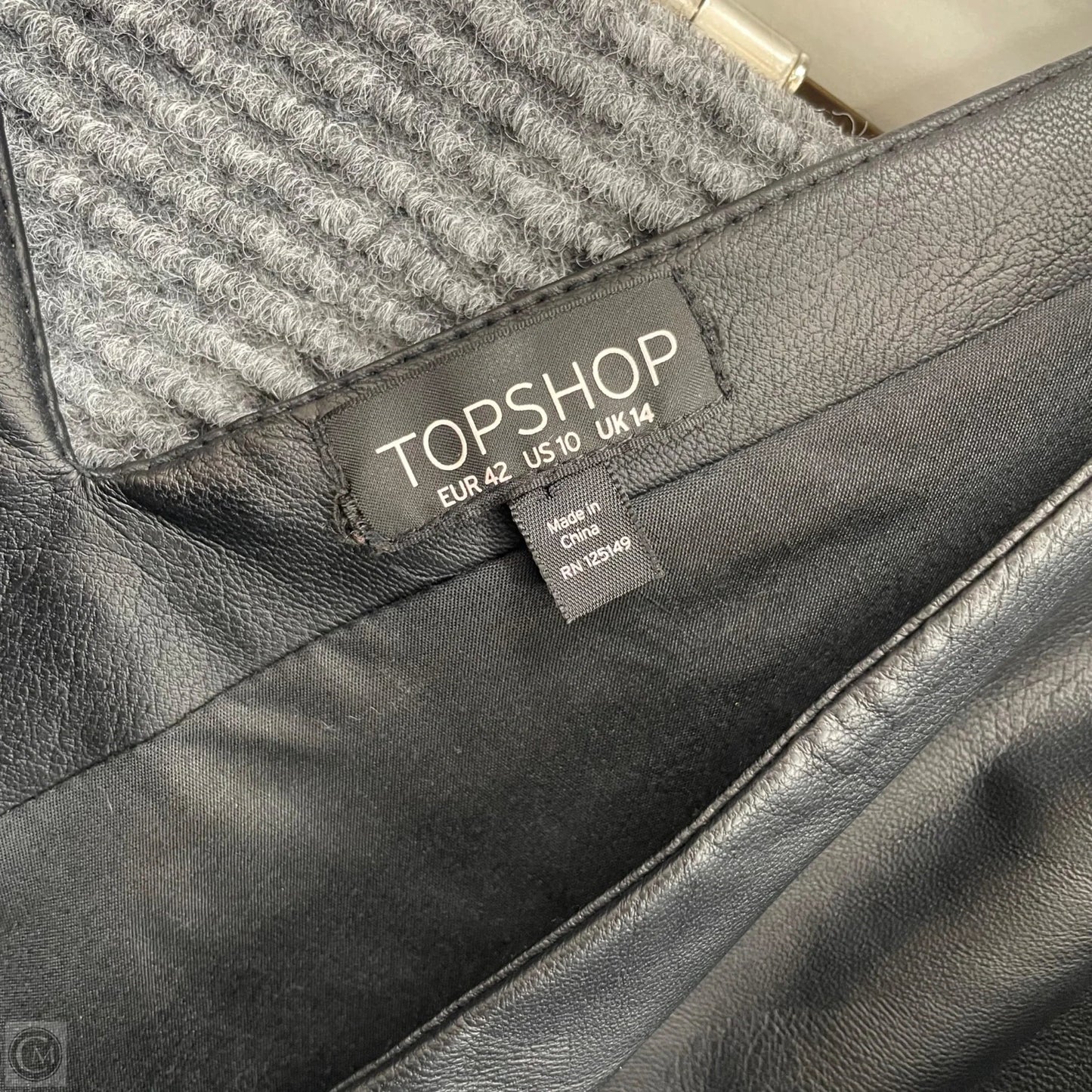 Dress Casual Short By Topshop In Black, Size: 10