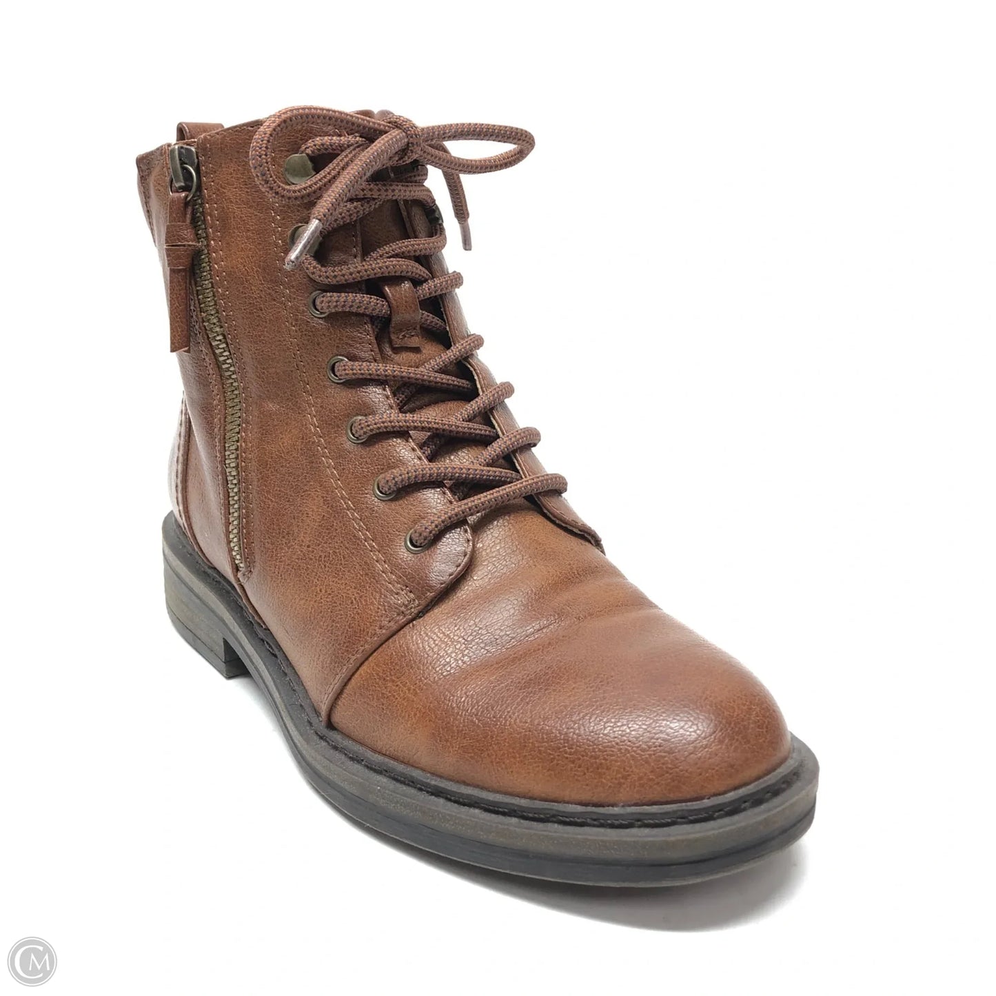 Boots Ankle Flats By Bare Traps In Brown, Size: 7