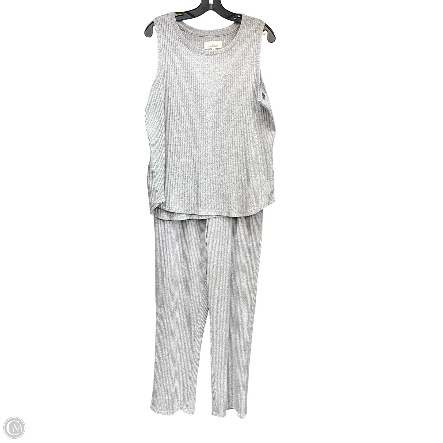 Lounge Set Pants By Cuddl Duds In Grey, Size: L