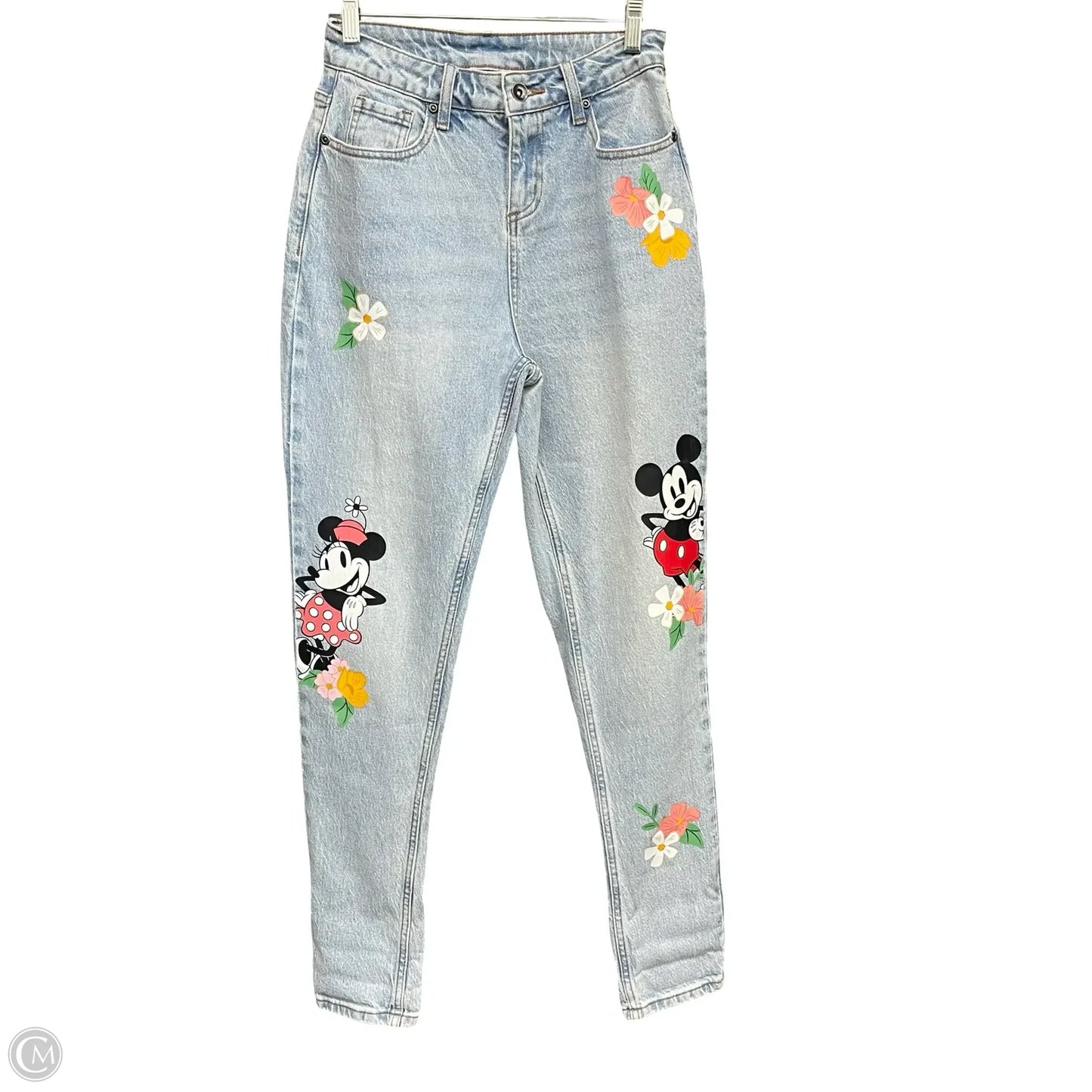 Jeans Skinny By Disney In Blue Denim, Size: 0