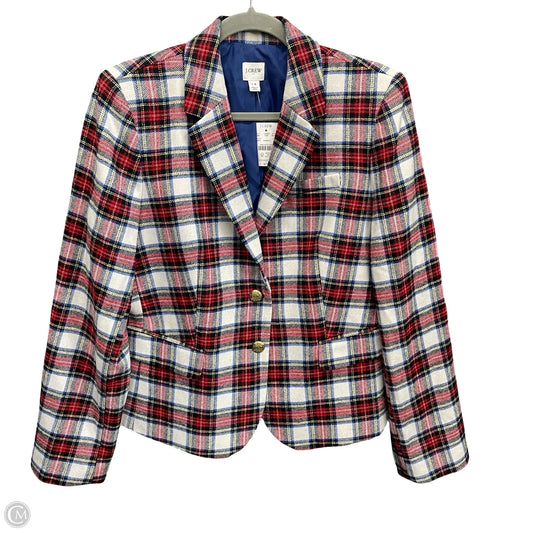 Blazer By J. Crew In Plaid Pattern, Size: 14