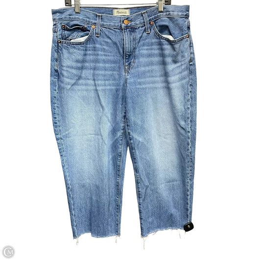 Jeans Boyfriend By Madewell In Blue Denim, Size: 12