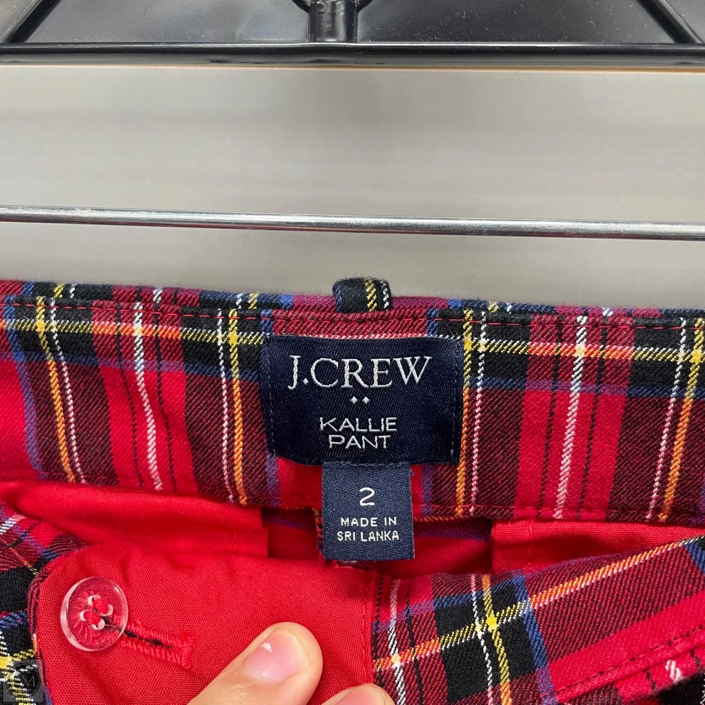 Pants Dress By J. Crew In Plaid Pattern, Size: 2