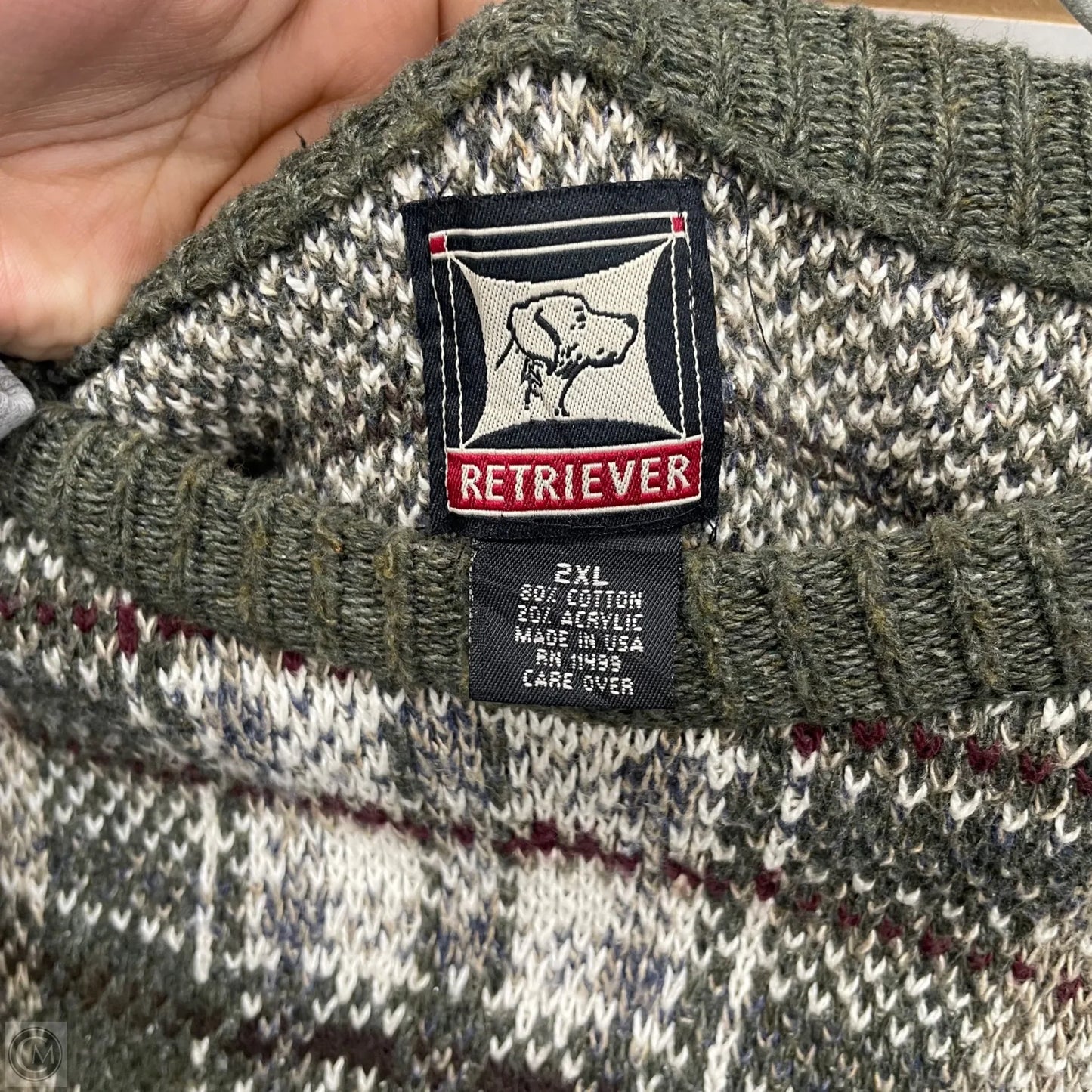 Sweater By Clothes Mentor In Green, Size: 2x