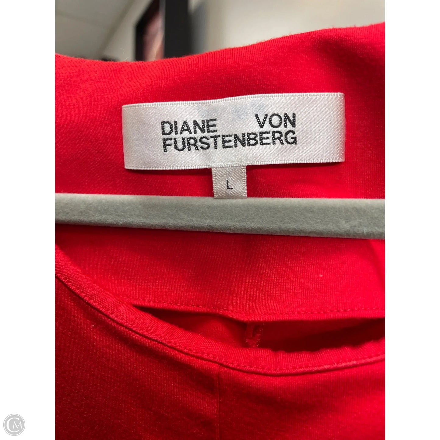 Dress Designer By Diane Von Furstenberg In Red, Size: L