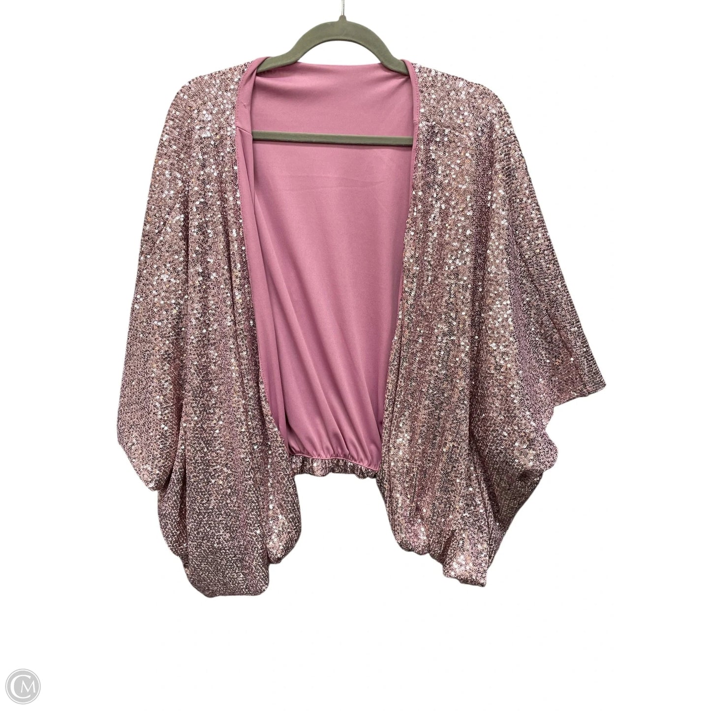Kimono By Clothes Mentor In Pink, Size: M