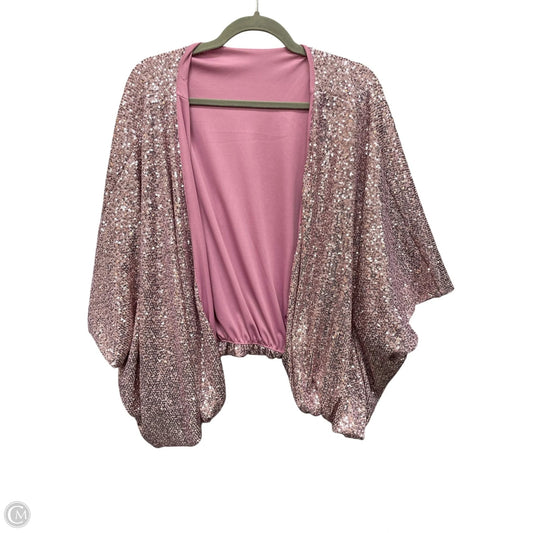 Kimono By Clothes Mentor In Pink, Size: M