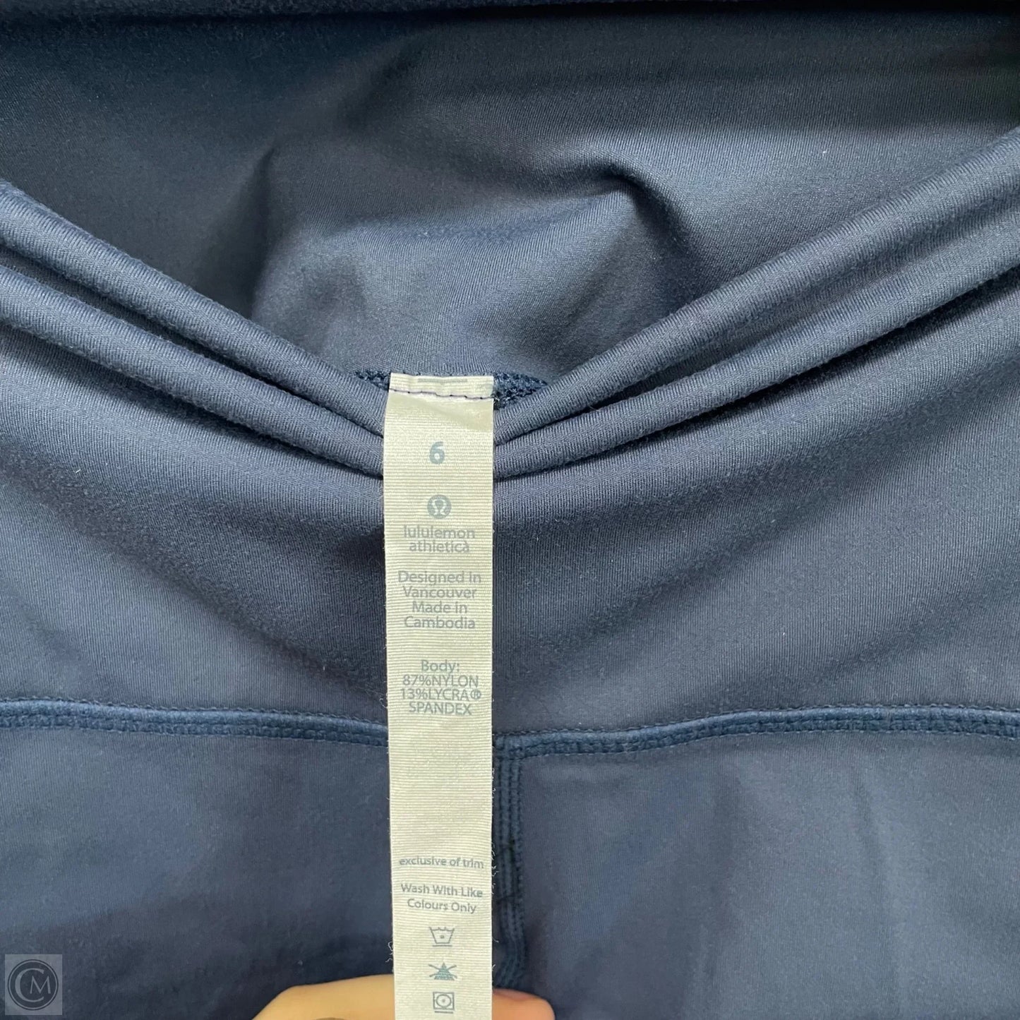 Athletic Leggings By Lululemon In Blue, Size: 6