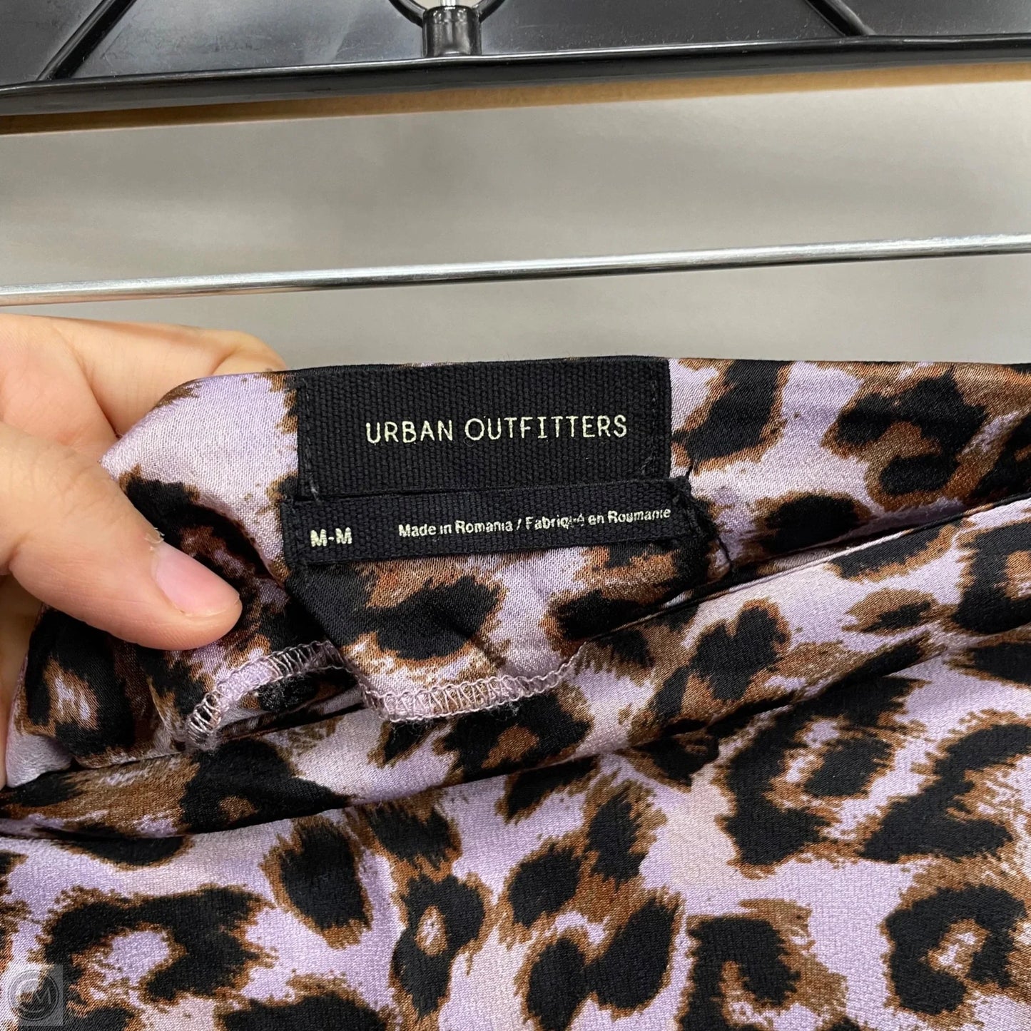 Skirt Midi By Urban Outfitters In Black & Purple, Size: M