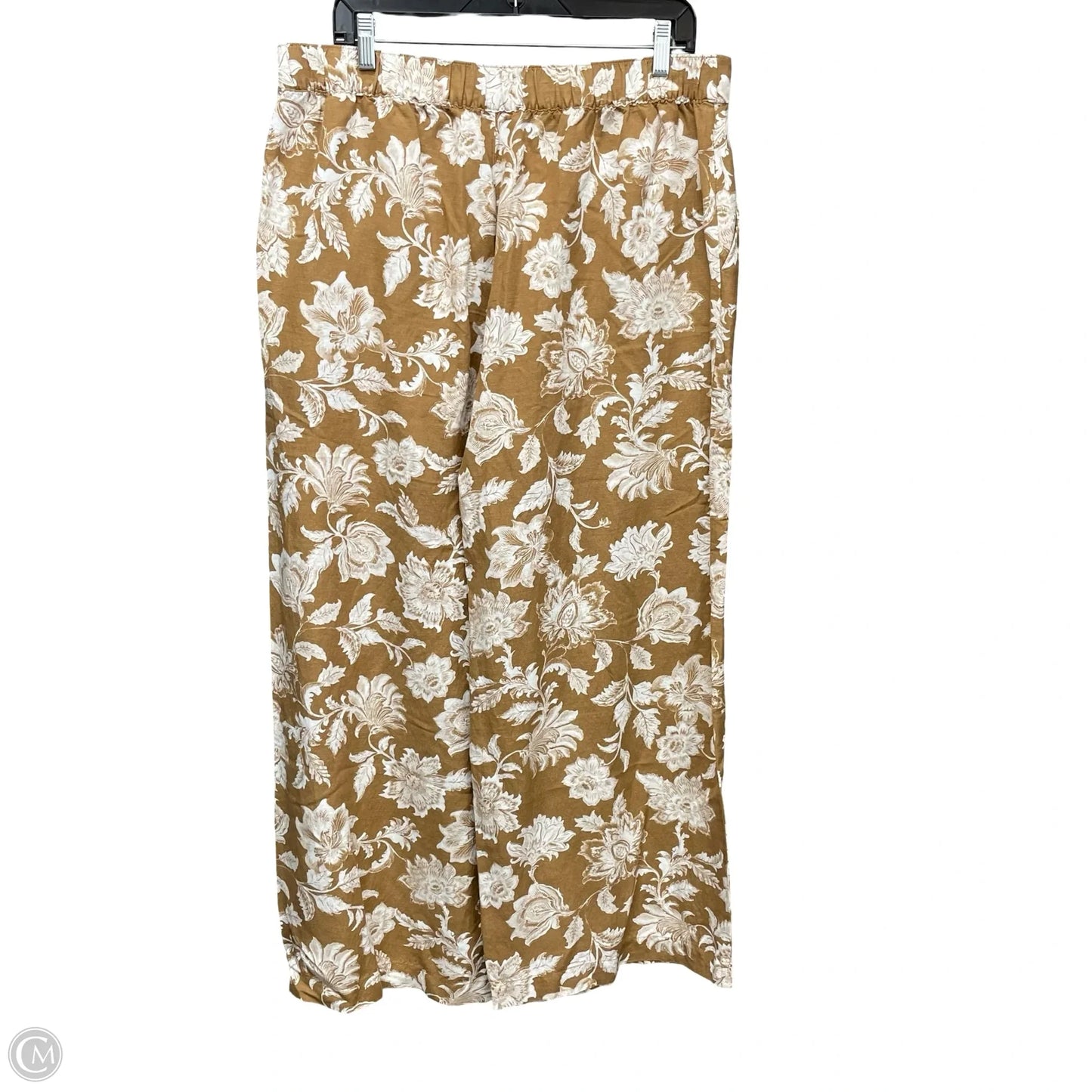 Pants Wide Leg By Loft In Floral Print, Size: L