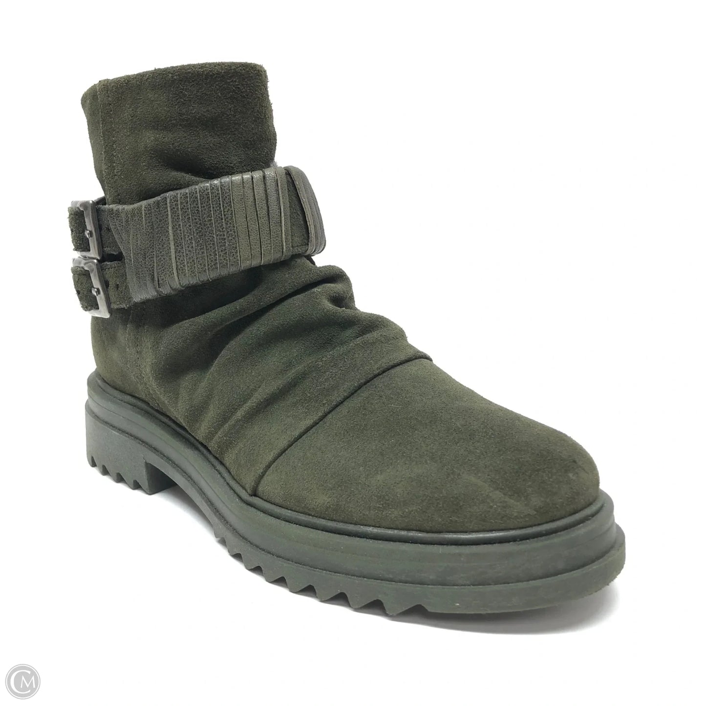 Boots Ankle Flats By Miz Mooz In Green, Size: 5.5