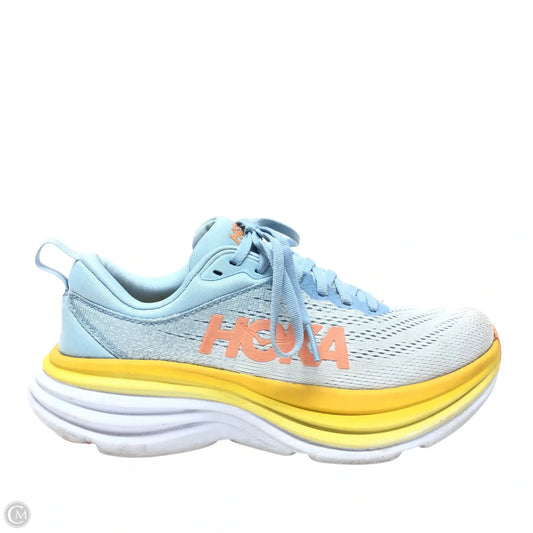 Shoes Athletic By Hoka In Blue & Orange, Size: 6.5