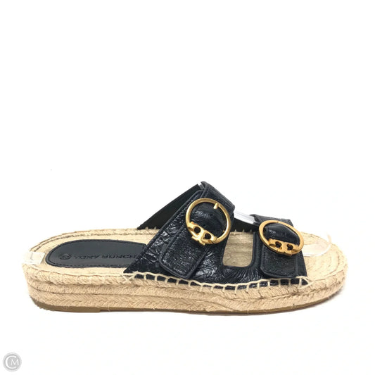 Sandals Designer By Tory Burch In Black, Size: 6