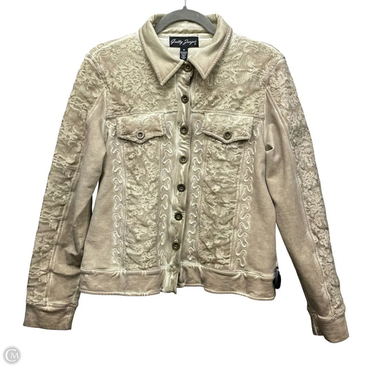 Jacket Other By Clothes Mentor In Tan, Size: M