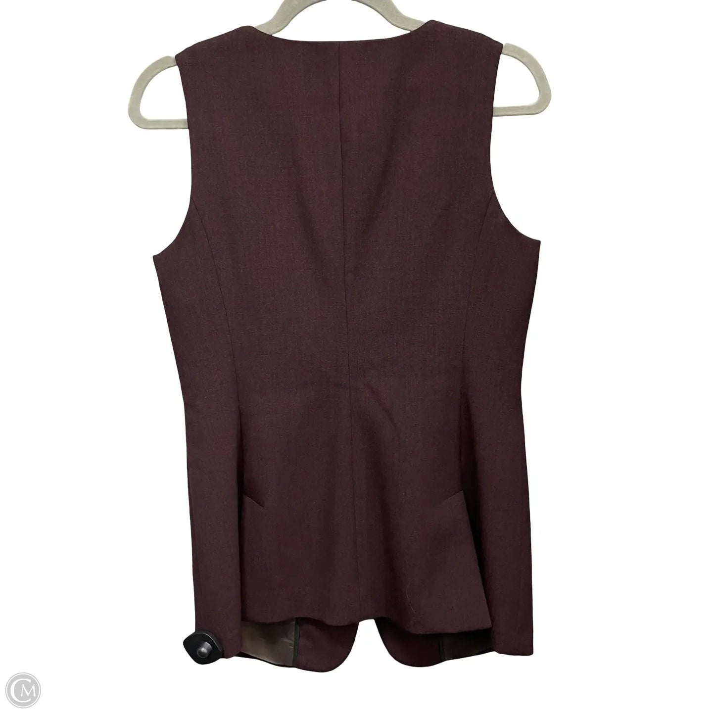 Vest Other By Barneys Ny In Maroon, Size: S