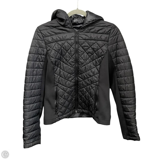 Jacket Puffer & Quilted By Guess In Black, Size: S